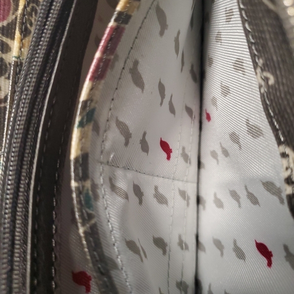 Sakroots Iris Coated Canvas Smartphone Wallet Crossbody Chain Strap Zipper Close - Picture 12 of 12